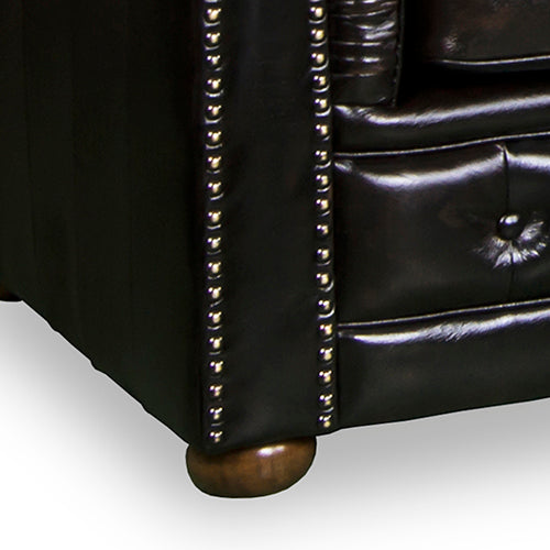 ThroneX Regent – Genuine Leather Chesterfield Sofa | Prestige Seating for Visionaries