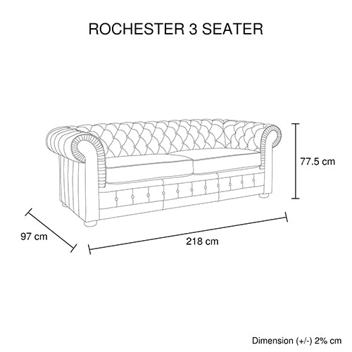 ThroneX Regent – Genuine Leather Chesterfield Sofa | Prestige Seating for Visionaries